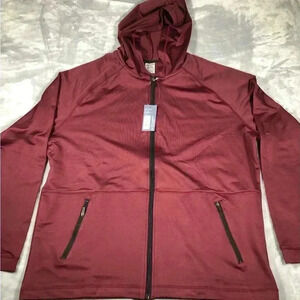 Jockey jacket red new with tags size xl